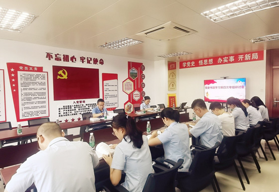 珠海龍獅瓶蓋公司組織召開 黨史書籍學(xué)習(xí)第四次專題研討會