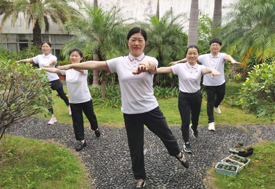 工間操引領(lǐng)健康文明新風尚