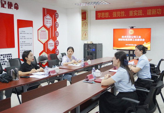技術(shù)開發(fā)公司工會(huì)調(diào)研珠海龍獅公司工會(huì)座談會(huì)
